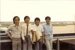 PDPhu_NVChuong_TTTu_PQVinh_atMelbourneAirport1984 